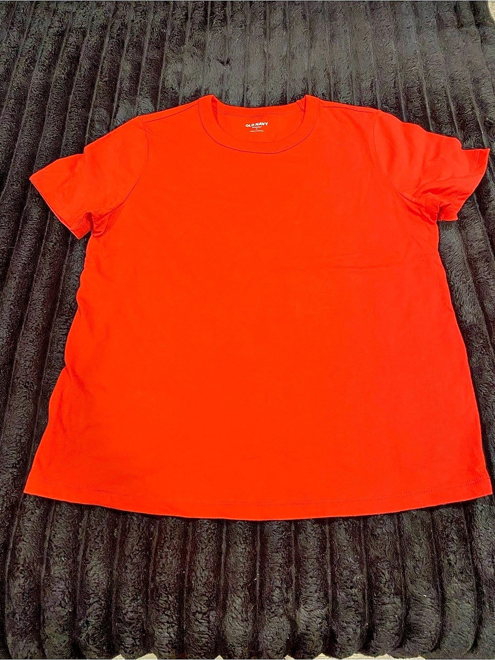 Old Navy EveryWear Crew-Neck T-Shirt Short Sleeve Red Small